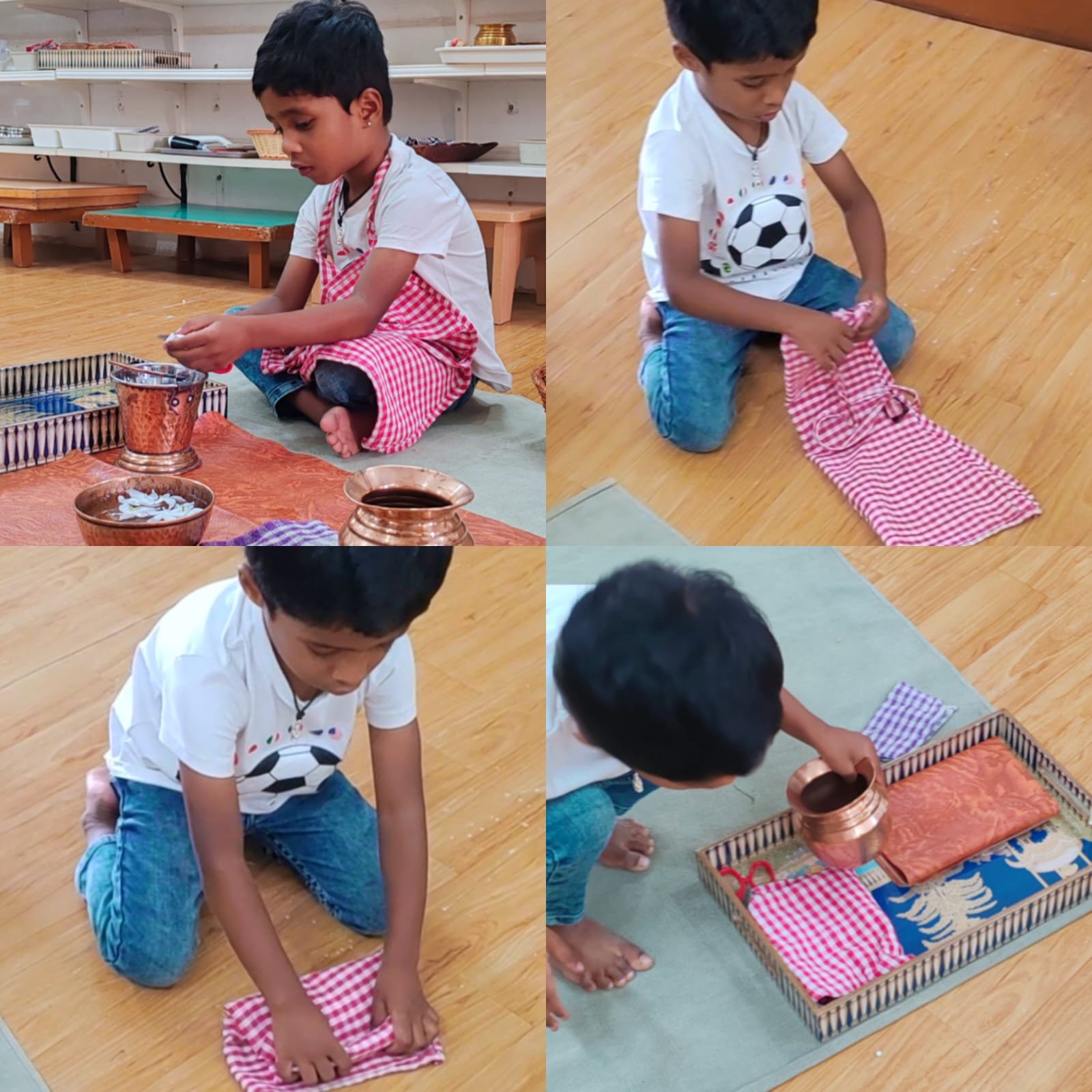 Student in classroom